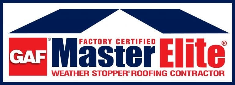 GAF Master Elite roofing contractor Certification badge